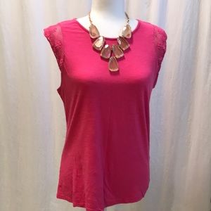 Ralph Lauren lace detail blouse